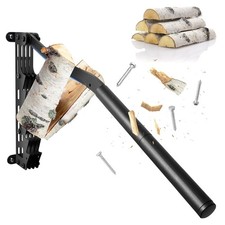 Superior Log Splitter, Wall Mounted Manual Firewood Kindling Splitter (RRP£49.99
