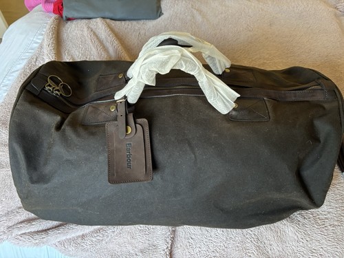 Barbour wax holdall olive rare - wax,