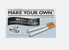 1000 MAKE YOUR OWN KING SIZE CIGARETTE FILTER TUBES BY RIZLA THE NEW CONCEPT