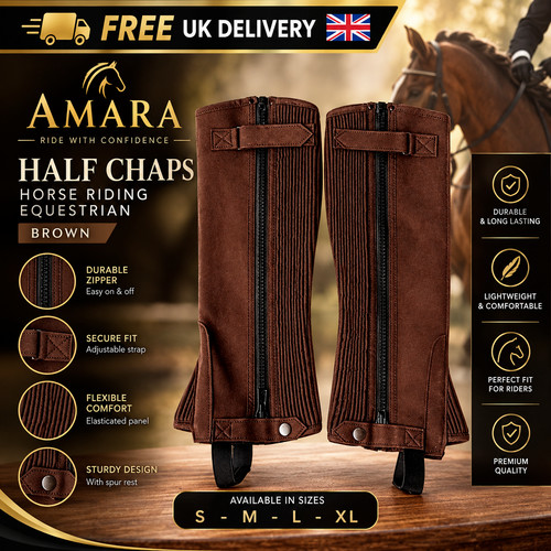 Amidale half chaps - chaps, horse