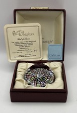 Vintage Whitefriars Millefiori Cane Paperweight Bed of Roses Ltd Edition Box COA