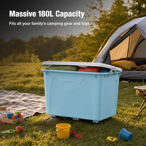 Large plastic storage - plastic,