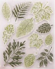Clear Stamp - Silicone - FOLIAGE - LEAVES - FERNS - OAK - SYCAMORE - BEECH