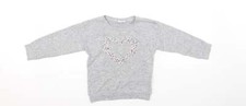 Sweet Millie Girls Grey Crew