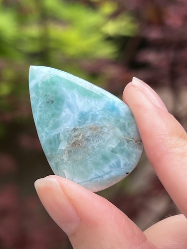 Large larimar cabochon 11g - large,