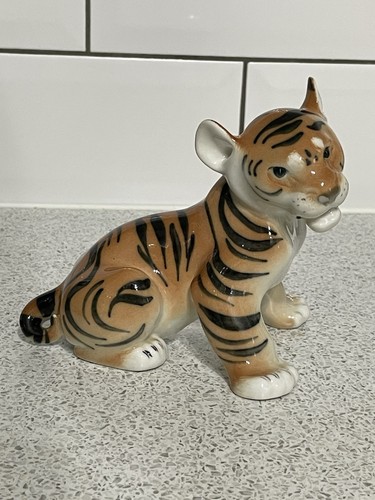 Lomonosov porcelain tiger cub - lomonosov,