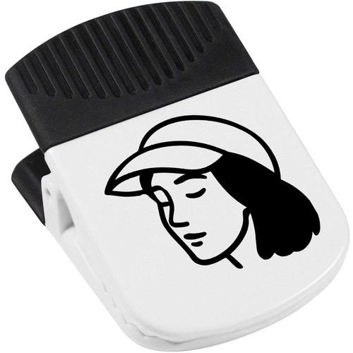 Woman cap magnetic clip - 'woman,