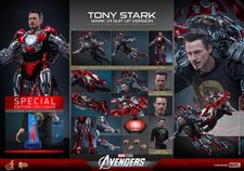 New Stock Hot Toys MMS718B Tony Stark (Mark 7 Suit Up Version) Special Edition