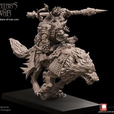 Goblin Chief on Wolf x1 -