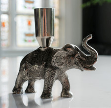 Silver Elephant Standing