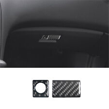 2Pcs Carbon Fiber Interior Glove Box Handle Cover Trim For Toyota Celica 2000-05