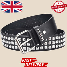 Punk Pyramid Stud Rivet Belt