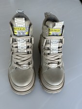 Buffalo Aspha Nc Mid Vegan Womens Ankle Boots in Beige - 6 UK