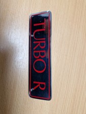 Rolls Royce Turbo R Badge (red letters) UB75465U (used)
