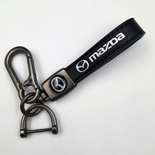 Mazda Genuine Leather Keyring