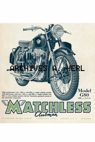 Matchless clubman g80 - matchless,