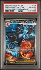 Pokemon Mega Charizard EX 125 Phantasmal Flames SIR PSA 10 Gem Mint 🔥 UK