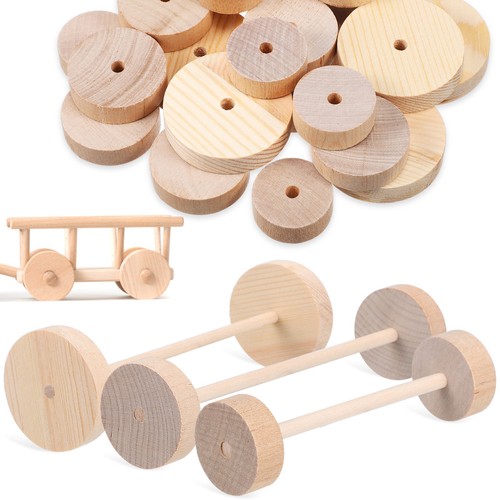 Wooden wheels and - wheels,