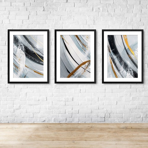 Brushstroke grey white black - grey,