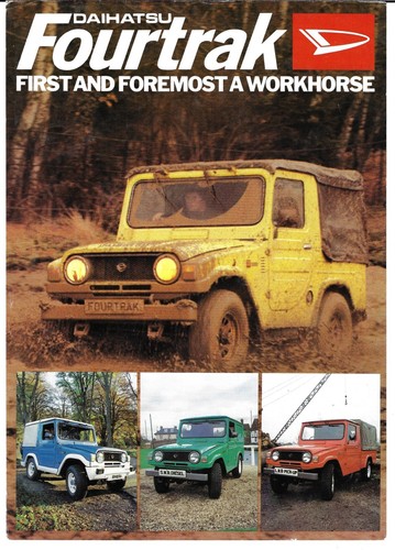 Daihatsu fourtrak 1981 1982 - daihatsu, 1981-1982