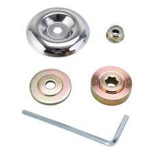 5Pcs Metal Strimmer Brush Cutter Gearbox Blade Nut Replacement Fixing Kit Tool 
