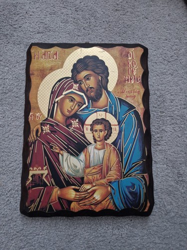 Holy family icon religious - holy,