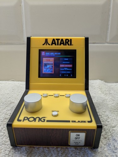 Atari pong blaze mini arcade - mini,