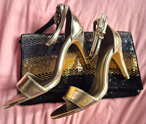Next silver strappy - next,