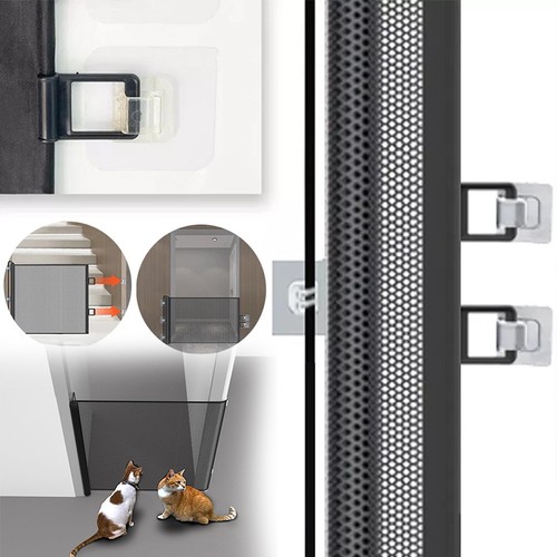 Retractable pet dog gate - retractable,