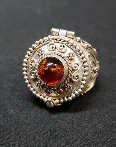Vintage poison ring 925 - poison, .925