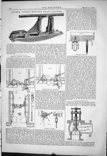 Old 1878 holmes - shaft, bearing