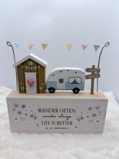 Caravan Wooden Ornament –