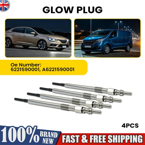 Glow plugs set - glow, 4x