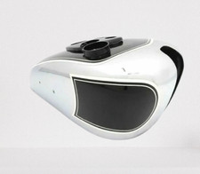 SUITABLE FOR Triumph T90 Pre War Model Black Painted Chrome Petrol Tank