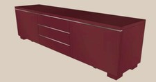 IKEA Besta Burs TV Unit High Gloss Red