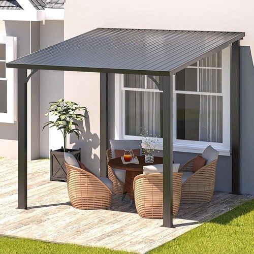 Hardtop wall mounted - wall-mounted, lean-to