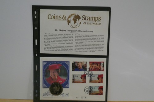 Coin and fdc stamps for - and, her