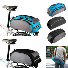 Bicycle Seat Rear Bag Bike Pannier Rack Pack Shoulder Waterproof Cycling Carrier