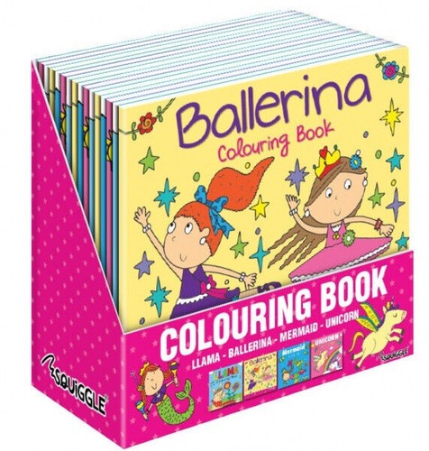 Girls colouring books - x,