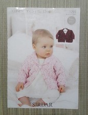Baby Cardigans Pattern Booklet Tiny Tots DK Sirdar 1791