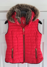 Joules Womens Gilet Red