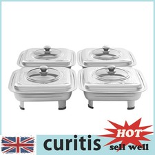 4pcs Food Plates Buffet Food