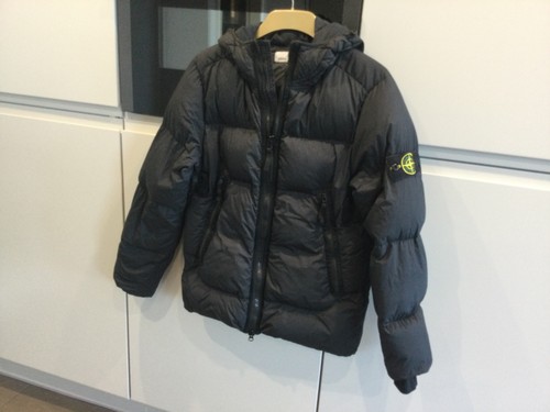 Stone island black crinkle - stone,