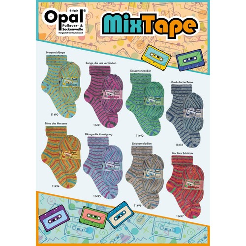 Opal mix tape 4ply - "mix, yarn