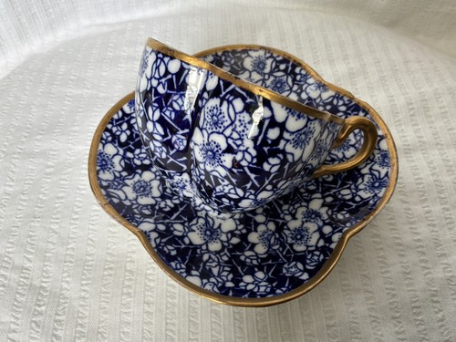 Rare shape coalport blue - coalport,