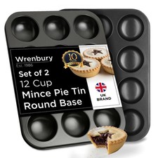 Mince Pie Baking Tray Set of 2