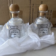 2 Plastic Patron Tequila