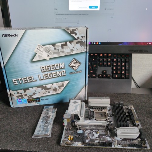 Asrock b560m steel legend - steel,
