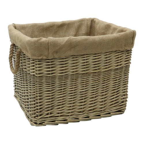 Jvl willow log basket with - jvl,