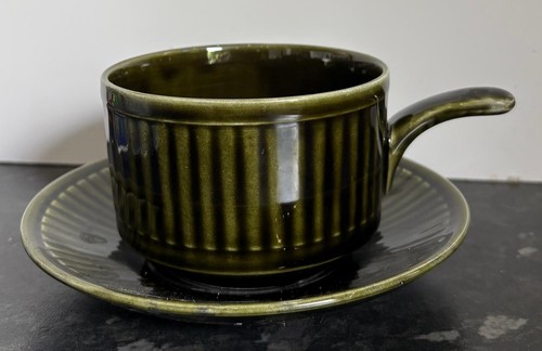 Dark green glaze tams - glaze, ware